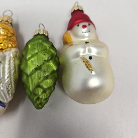 Christmas Ornaments St Nicholas Square European Glass Mouth Blown Hand Decorated - Picture 5 of 13